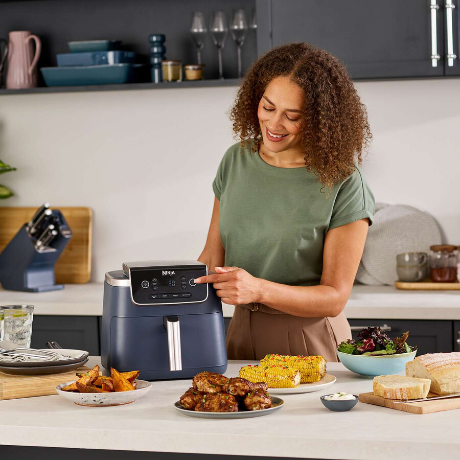 ninja single drawer air fryer blast max blender - student starter set