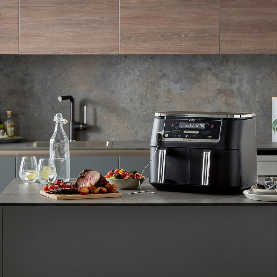 ninja foodi max dual zone air fryer with smart cook system af451uk