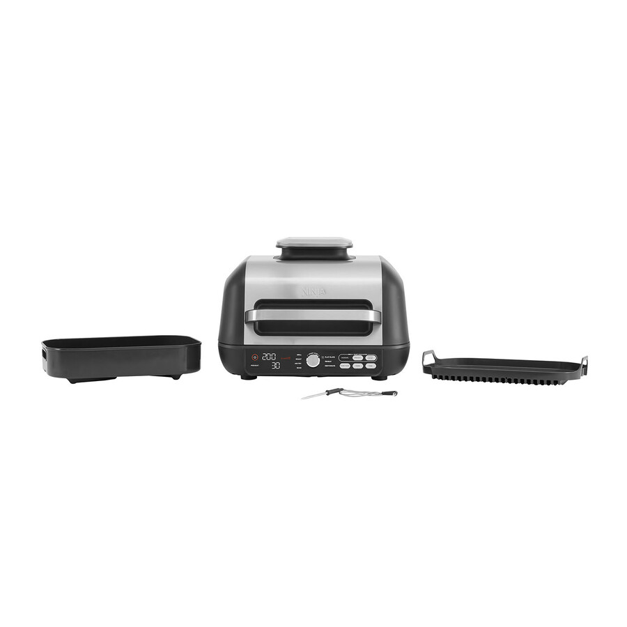 ninja foodi max pro health grill flat plate air fryer ag651uk