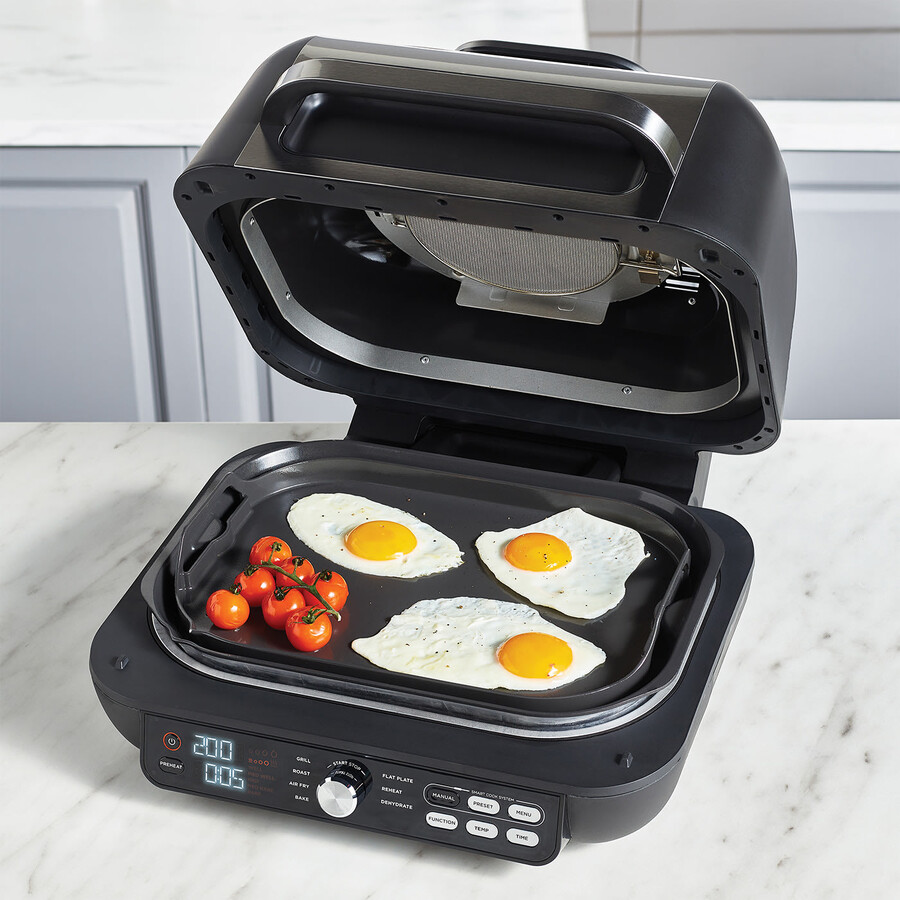 ninja foodi max pro health grill flat plate air fryer ag651uk