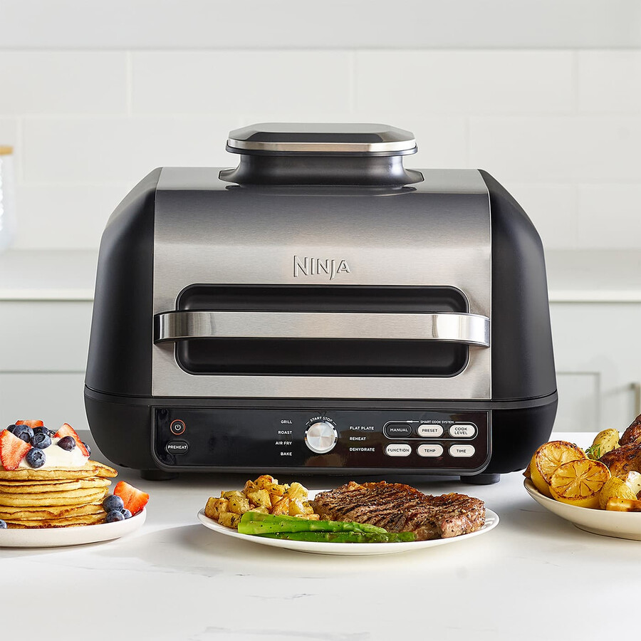 ninja foodi max pro health grill flat plate air fryer ag651uk