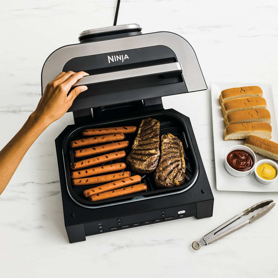 ninja 6-in-1 max grill air fryer dg551uk