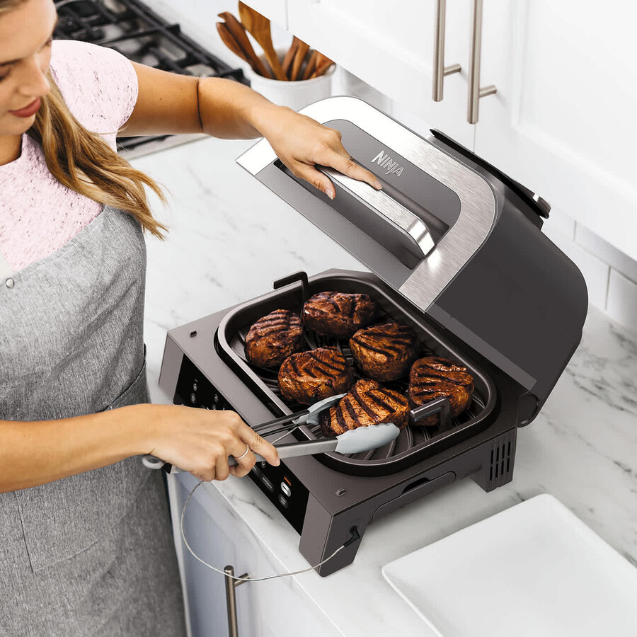 ninja 6-in-1 max grill air fryer dg551uk