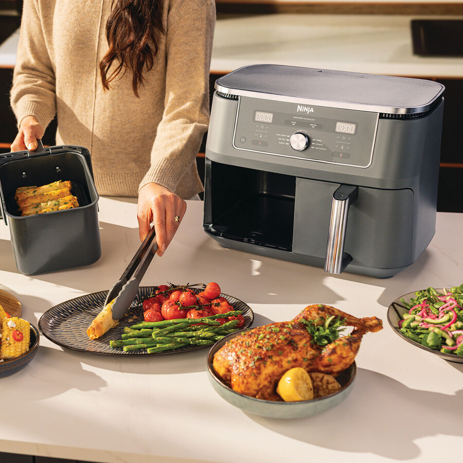 ninja max 6-in-1 dual zone air fryer 9.5l dz400uk