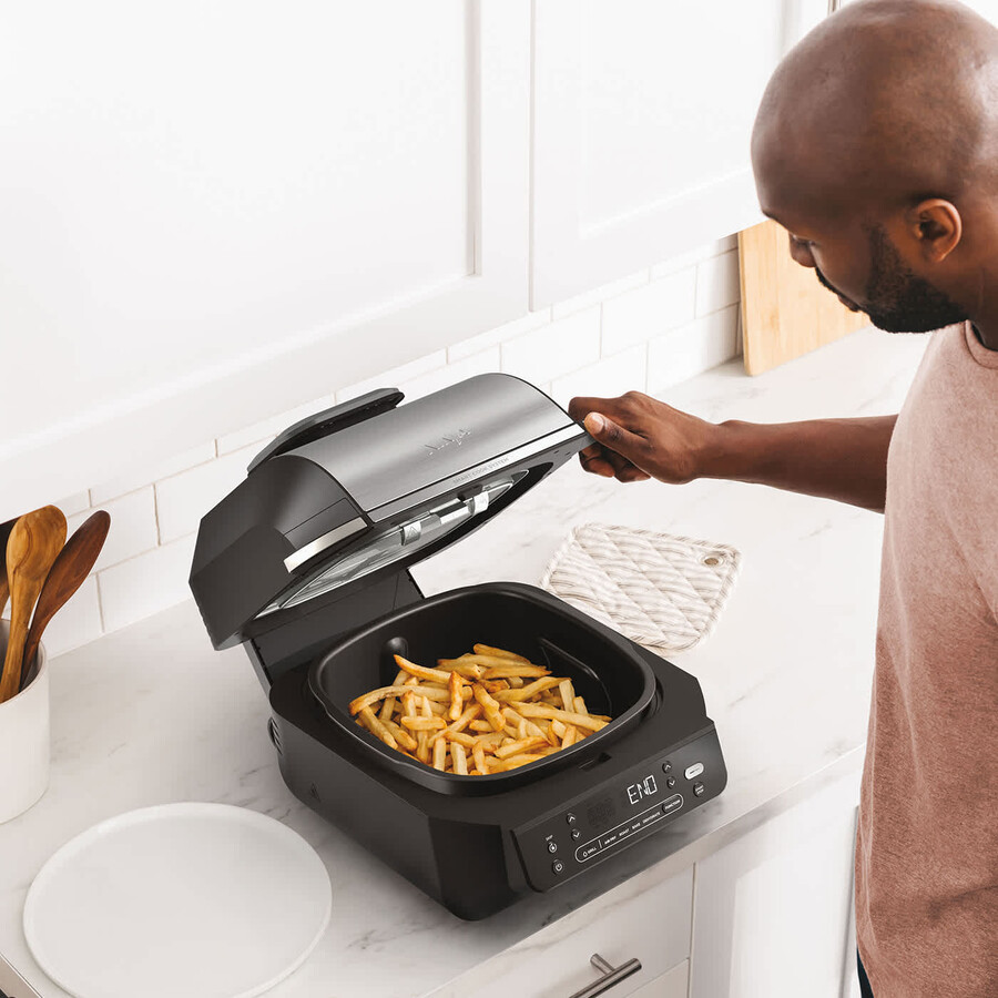 ninja 5-in-1 grill air fryer eg351uk
