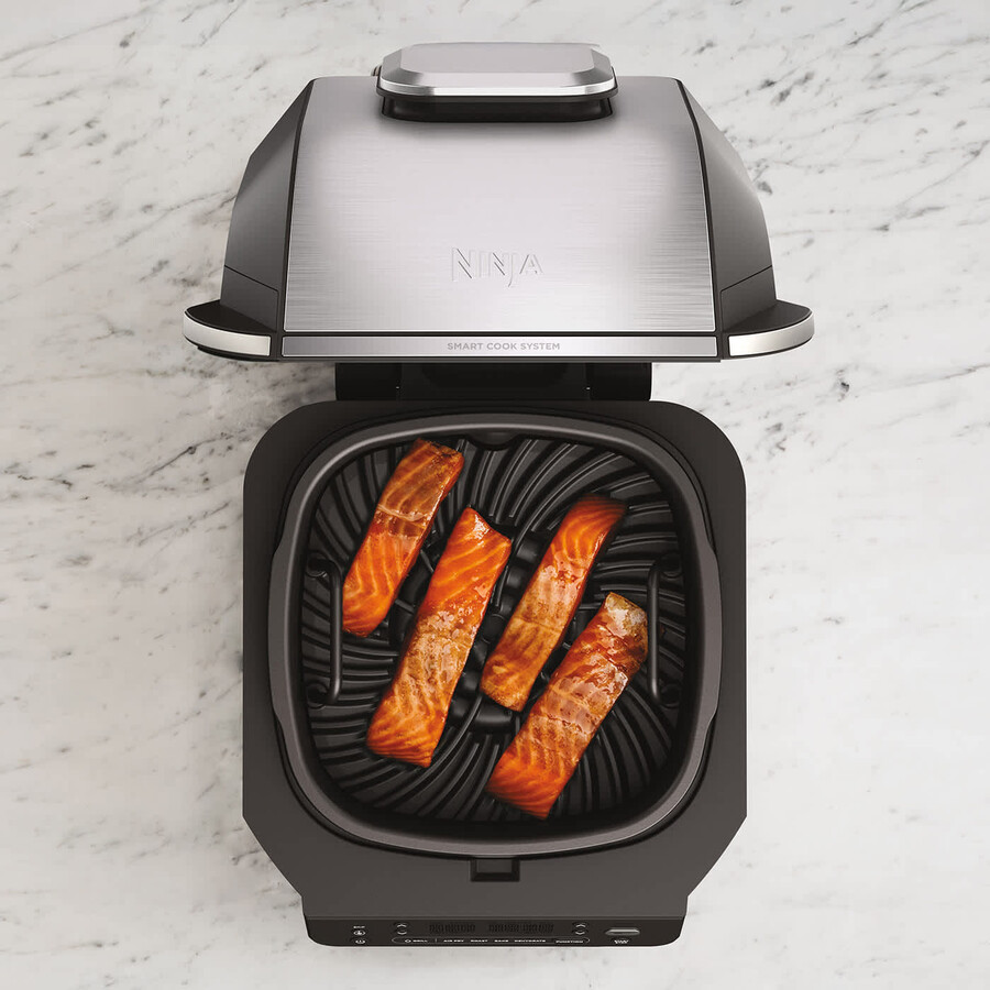 ninja 5-in-1 grill air fryer eg351uk