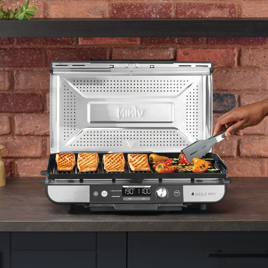 ninja sizzle pro xl grill flat plate gx101uk