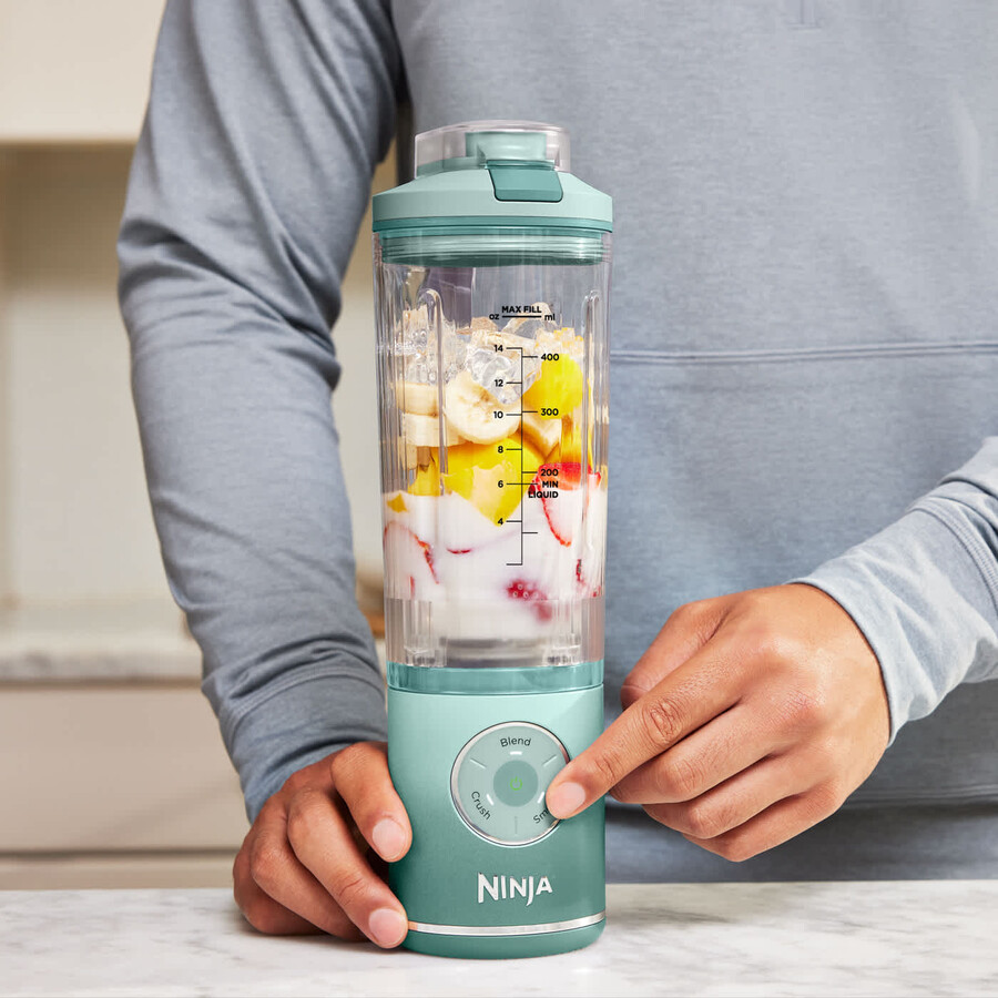 ninja blast max portable blender - seaglass bc251ukmt