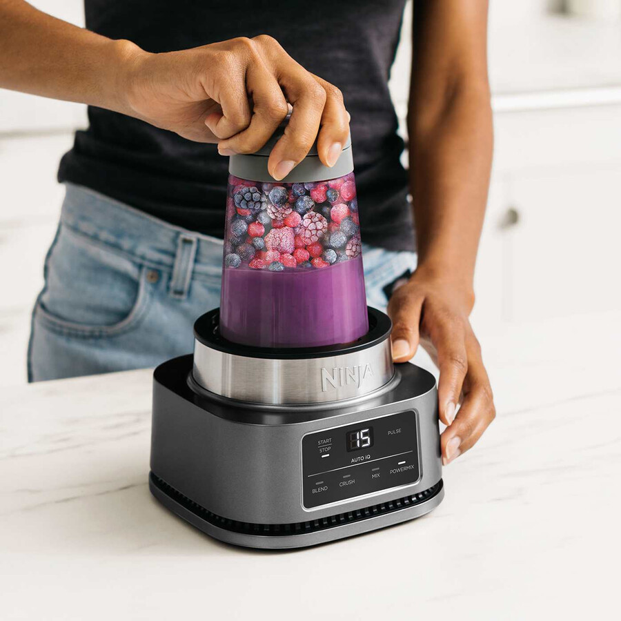ninja foodi power nutri blender 2-in-1 with smart torque auto-iq 1100w - cb100uk