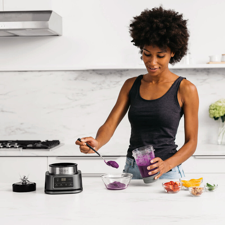 ninja foodi power nutri blender 2-in-1 with smart torque auto-iq 1100w - cb100uk