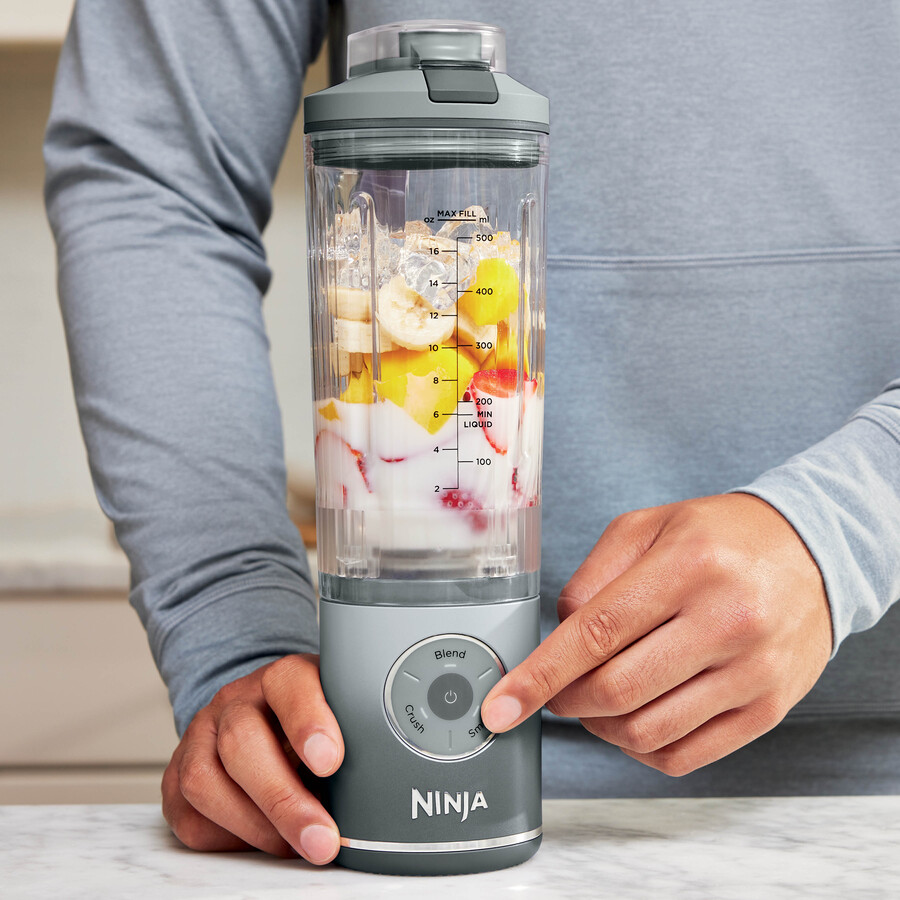 ninja blast max portable blender - silver bc251uksl