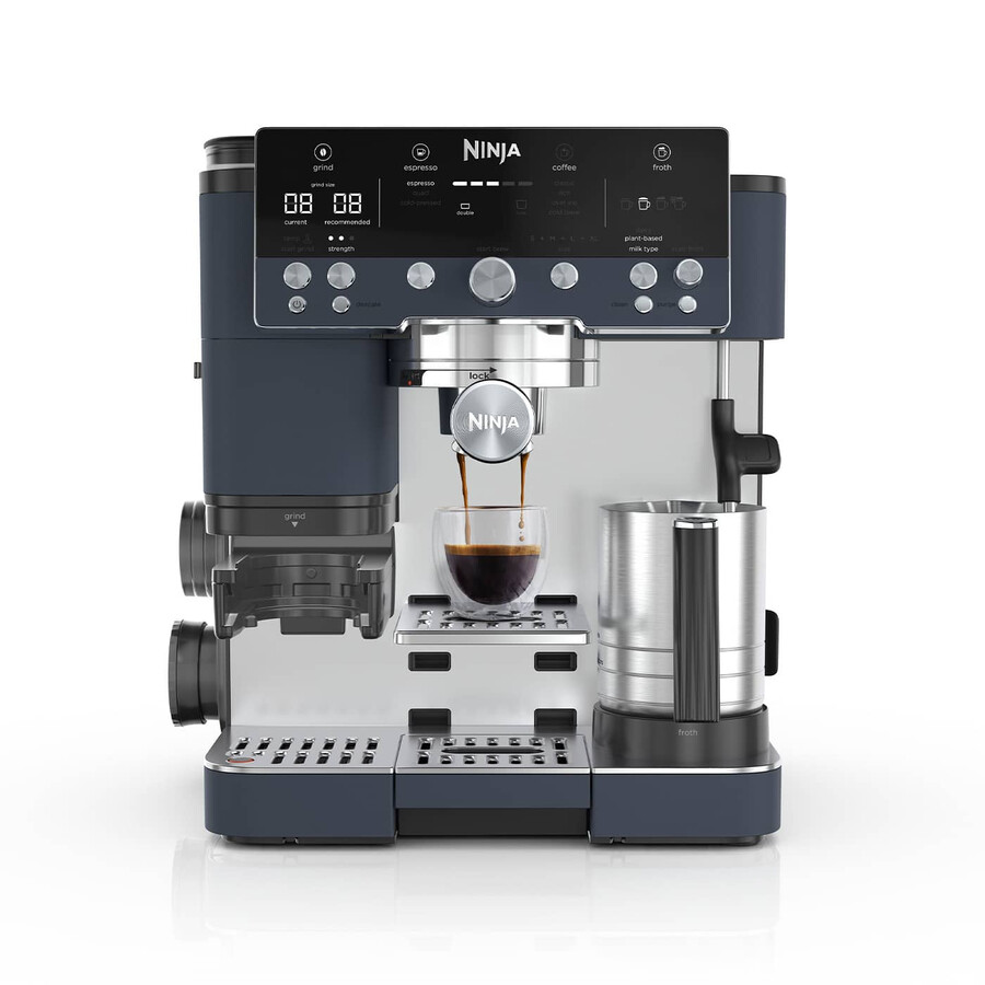 ninja luxe café premier espresso machine - cyber space es601ukcy