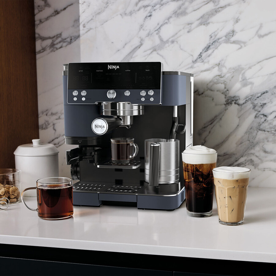 ninja luxe café premier espresso machine - cyber space es601ukcy