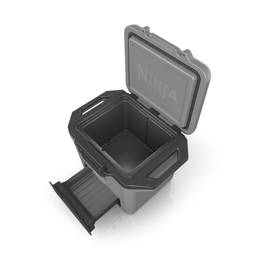 ninja frostvault 30qt28l hard cooler - slate grey fb131ukgy