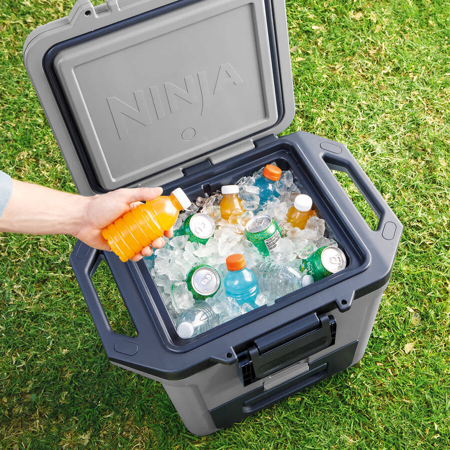 ninja frostvault 30qt28l hard cooler - slate grey fb131ukgy