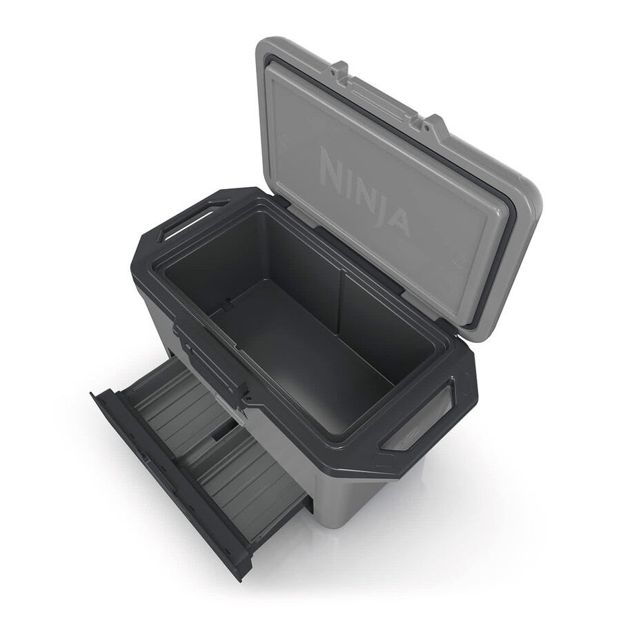 ninja frostvault 50qt47l hard cooler - slate grey fb151ukgy