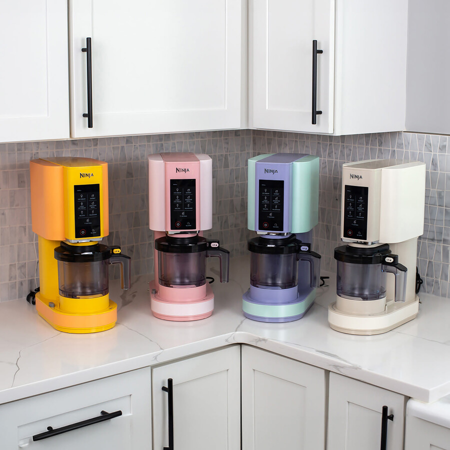 ninja creami ice cream frozen dessert maker - orange mango nc300ukao