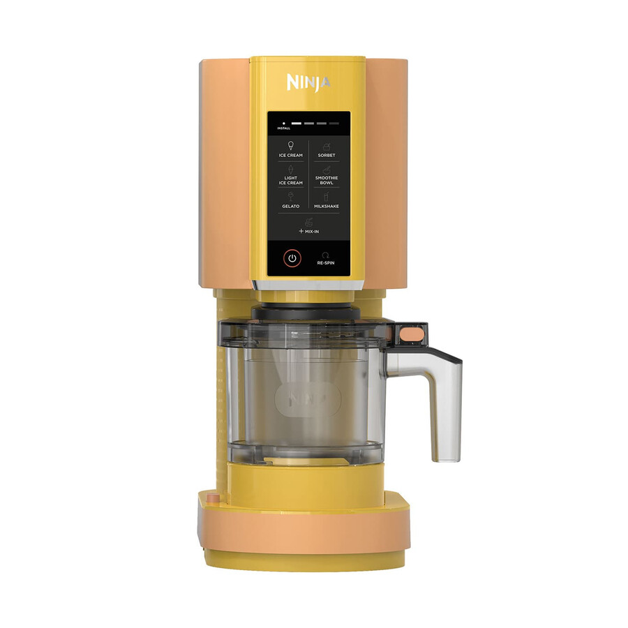 ninja creami ice cream frozen dessert maker - orange mango nc300ukao