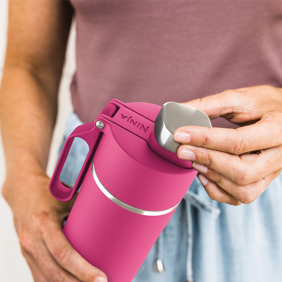ninja thirsti 530 ml travel bottle – hot pink dw1801euukbp