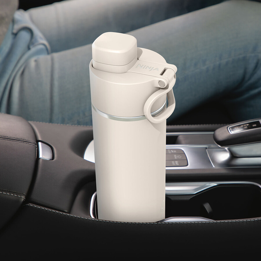 ninja thirsti 530 ml travel bottle – sandstone dw1801euukst