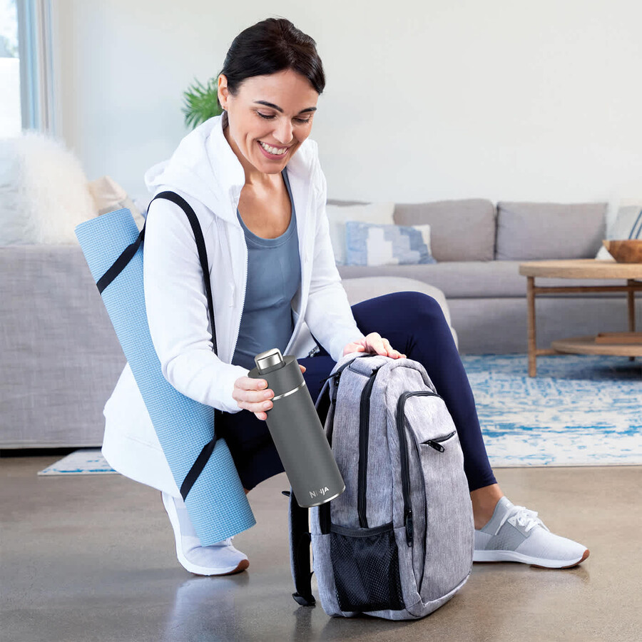 ninja thirsti 700 ml travel bottle – grey dw2401euukgy