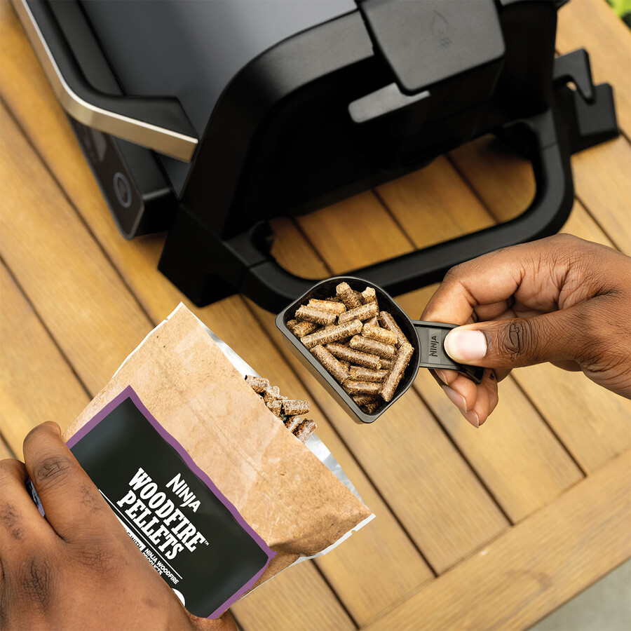ninja woodfire electric bbq grill smoker og701uk