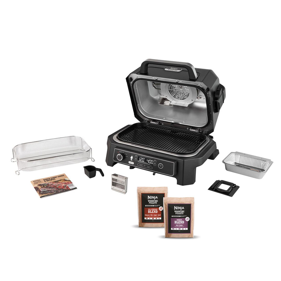 ninja woodfire pro xl electric bbq grill smoker og850uk