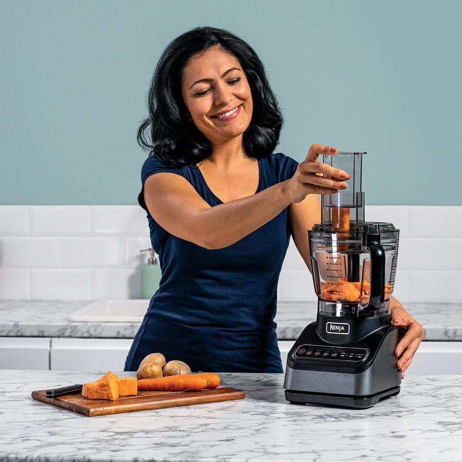 ninja food processor with auto-iq bn650uk