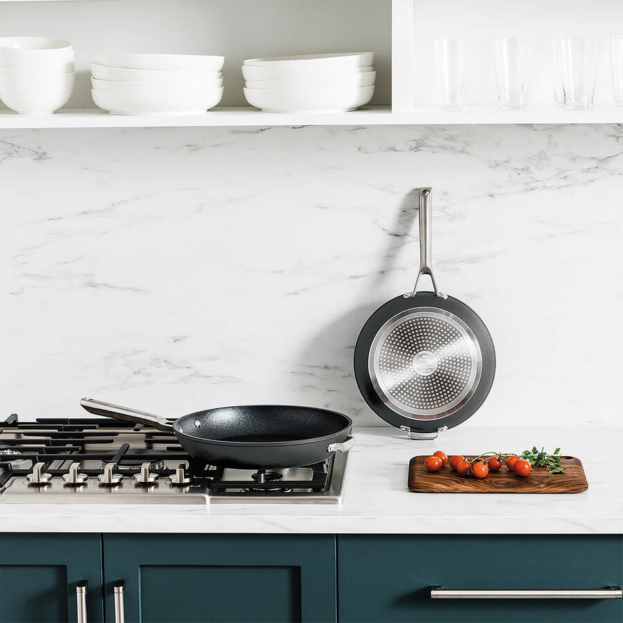 ninja zerostick stackable 2-piece frying pan set 20cm26cm – c52000uk