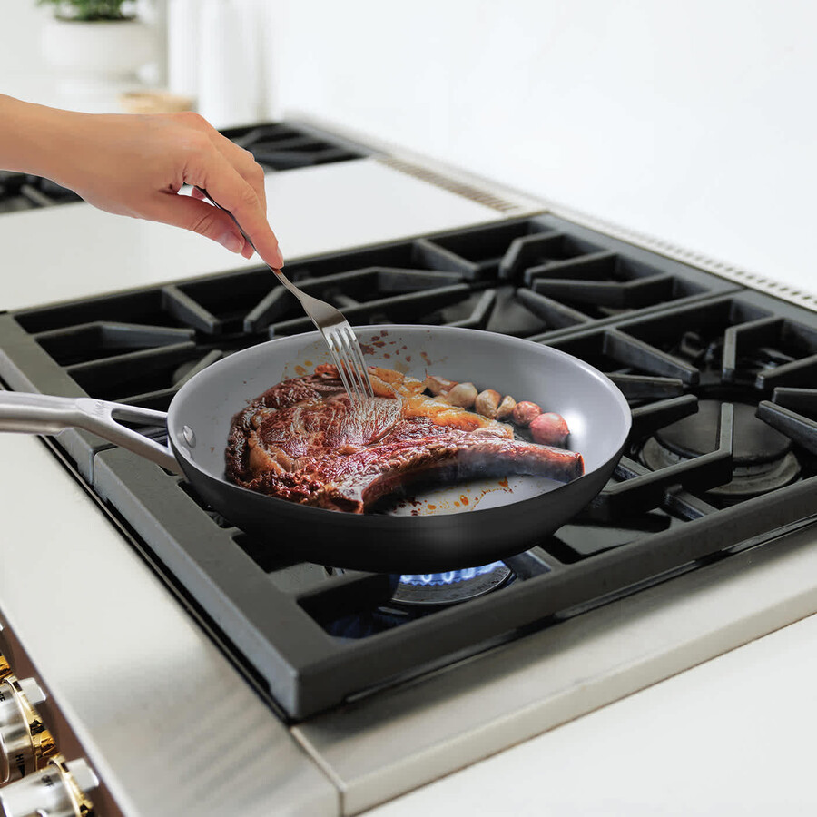 ninja ceramic pro 28 cm frying pan – stone