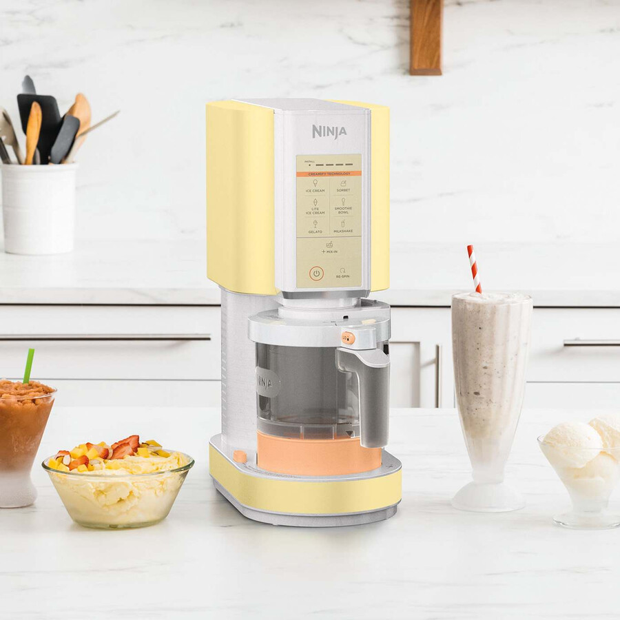 ninja creami ice cream frozen dessert maker - spiced lemon meringue nc300ukcs
