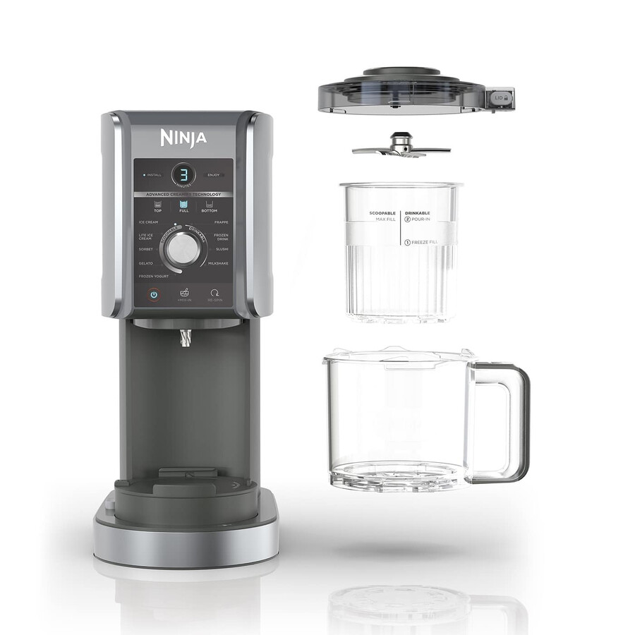 ninja creami deluxe 10-in-1 ice cream and frozen drink maker nc501uk