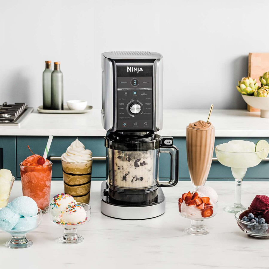 ninja creami deluxe 10-in-1 ice cream and frozen drink maker nc501uk