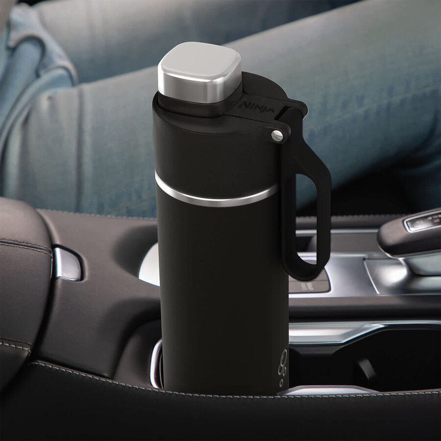 ninja thirsti 530 ml travel bottle – black dw1801euukbk