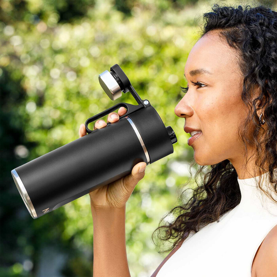 ninja thirsti 700 ml travel bottle – black dw2401euukbk