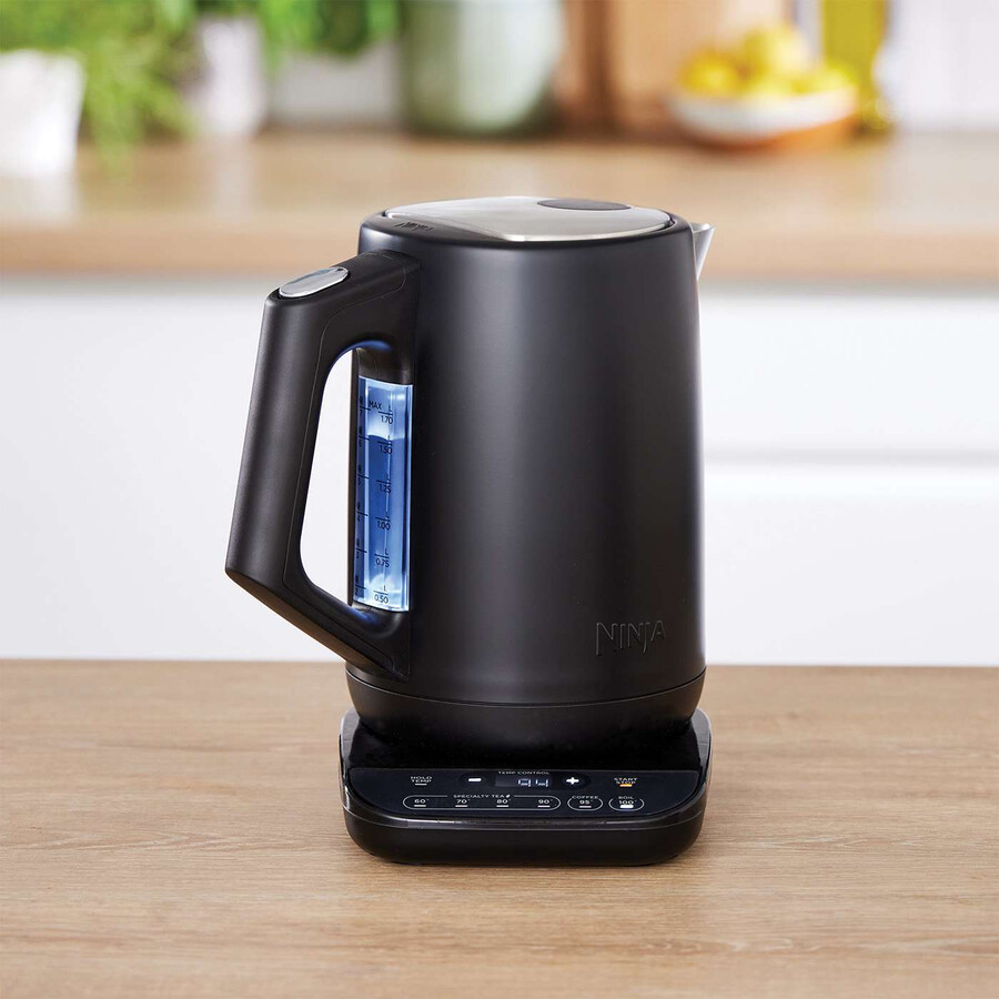 ninja black perfect temperature kettle rapid boil – kt200uk