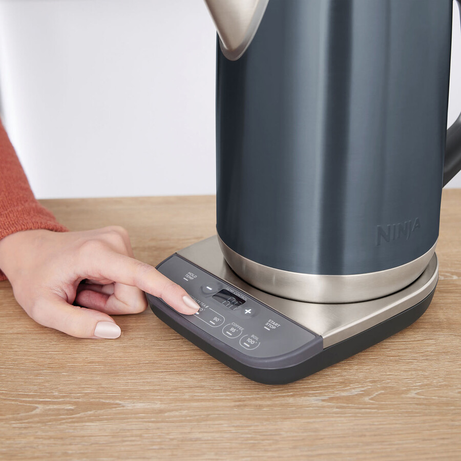 ninja cyber space perfect temperature kettle rapid boil – kt201ukcyd