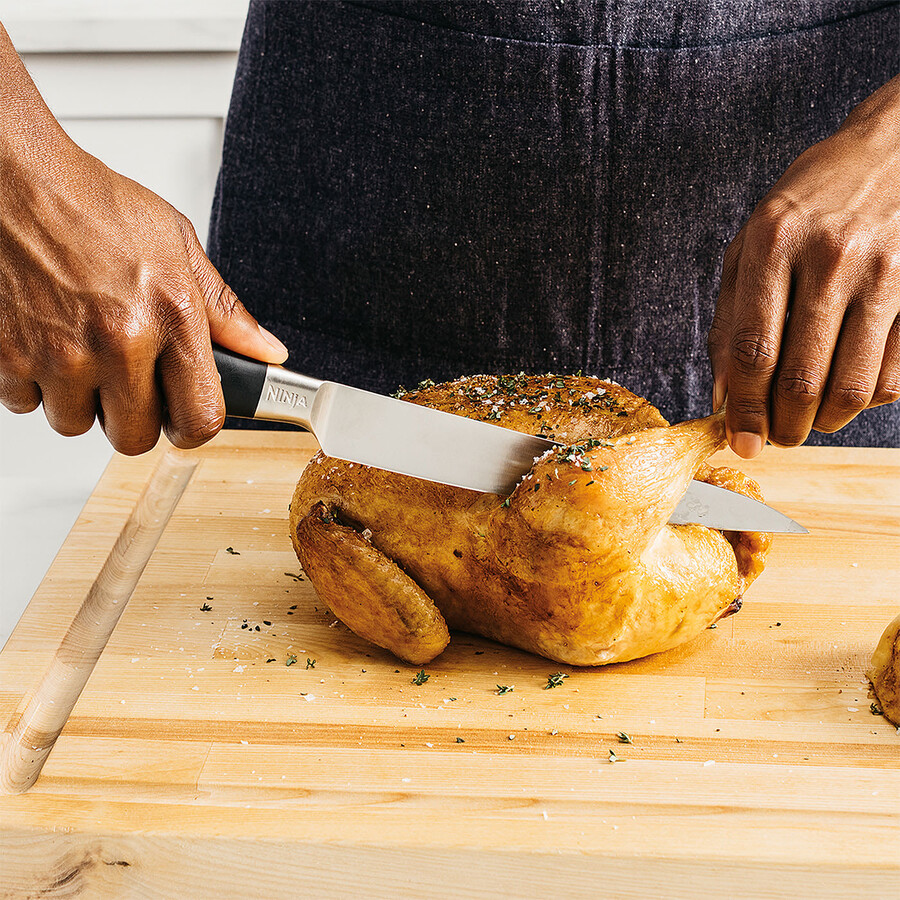 ninja foodi staysharp knife block with integrated sharpener 6-piece set k32006uk