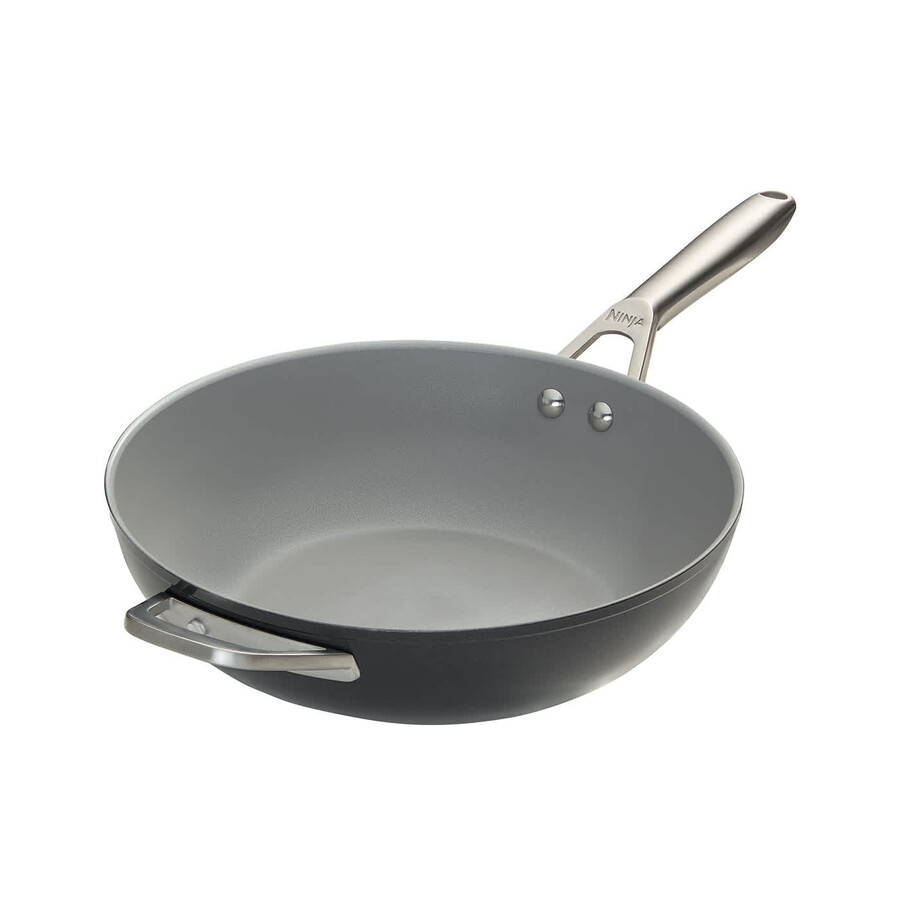 ninja zerostick ceramic pro 28cm wok – black