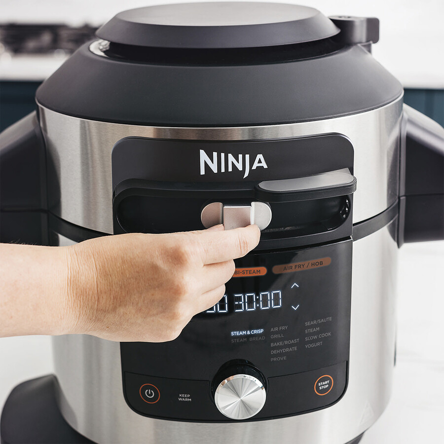 ninja foodi max 15-in-1 smartlid multi-cooker with smart cook system 7.5l ol750uk