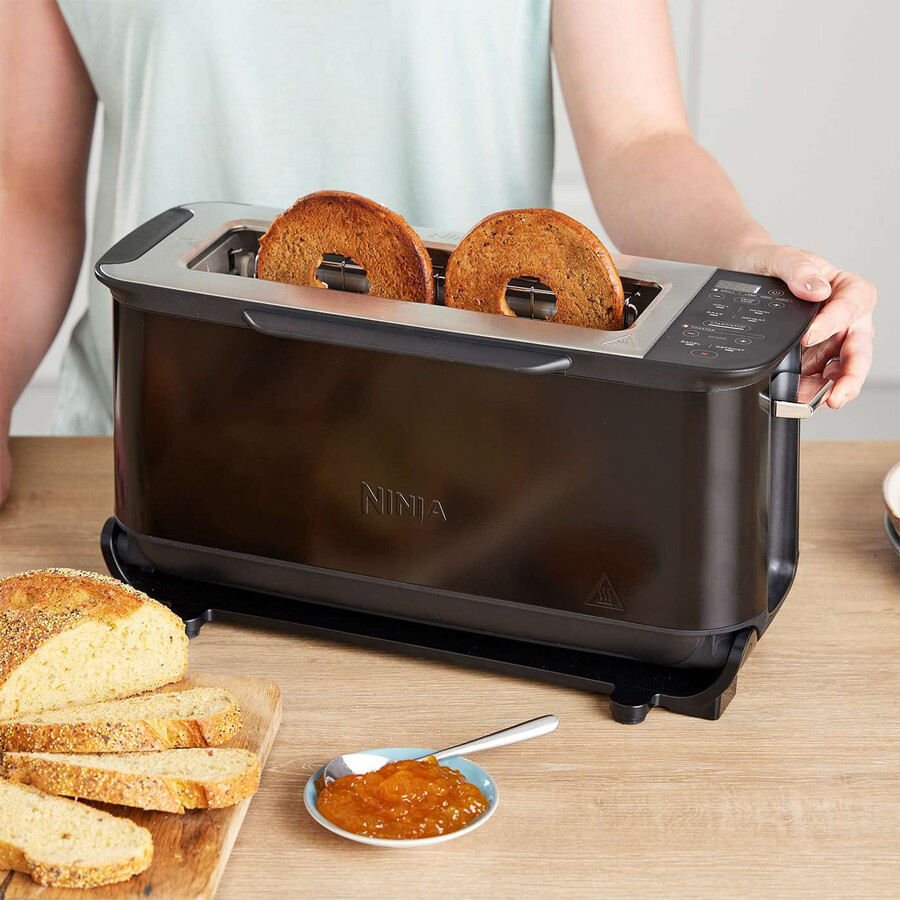 ninja foodi 3-in-1 toaster grill panini press black st200uk