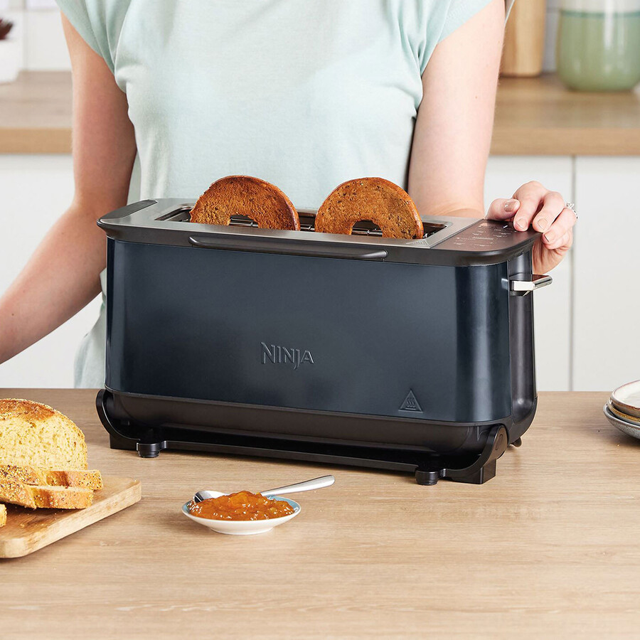 ninja foodi 3-in-1 toaster grill panini press - cyber space st200ukcyd