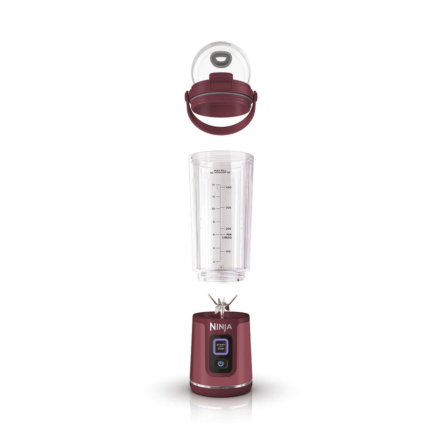 ninja blast cordless portable blender – cranberry bc151ukcr