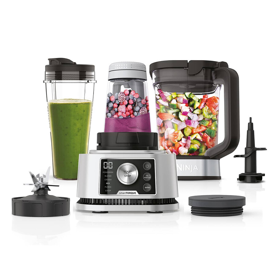 ninja foodi power nutri blender 3-in-1 with smart torque auto-iq 1200w - cb350uk