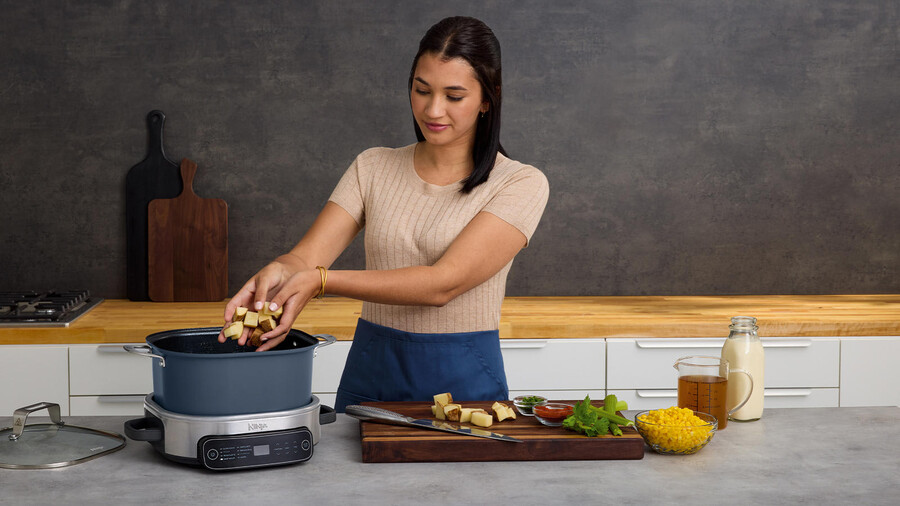 ninja foodi 8-mode 6l possiblecooker rice slow cooker mc1101uk