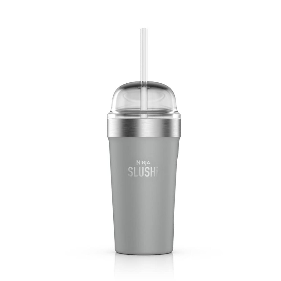 ninja slushi insulated bubble cup with lid straw – grey xskbblgreuk